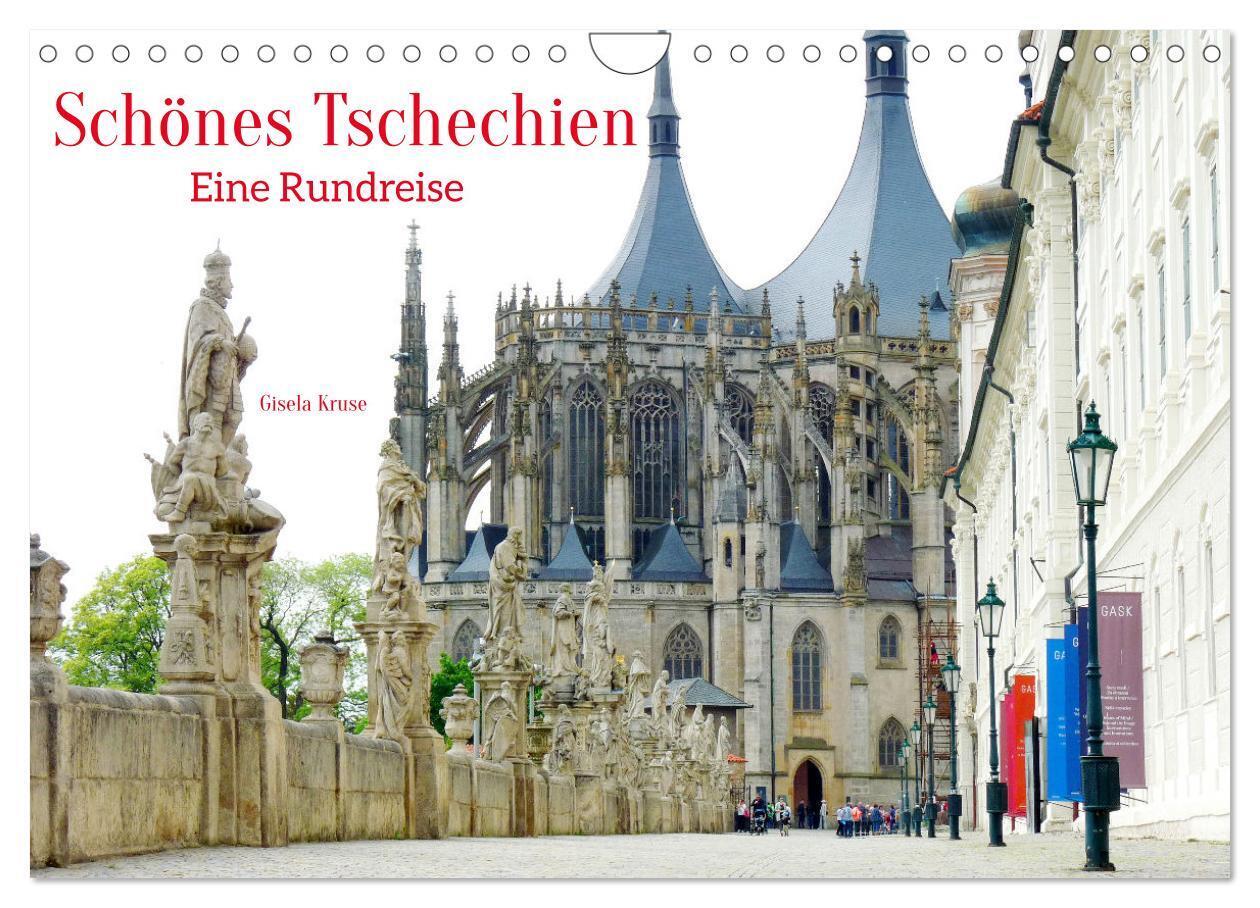 Schönes Tschechien - Eine Rundreise (Wandkalender 2024 DIN A4 quer), CALVENDO Monatskalender
