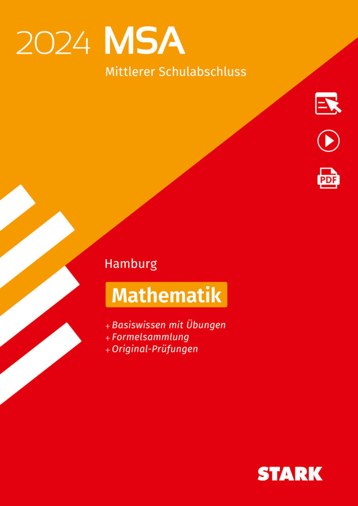 STARK Original-Prüfungen und Training MSA 2024 - Mathematik - Hamburg, m. 1 Buch, m. 1 Beilage
