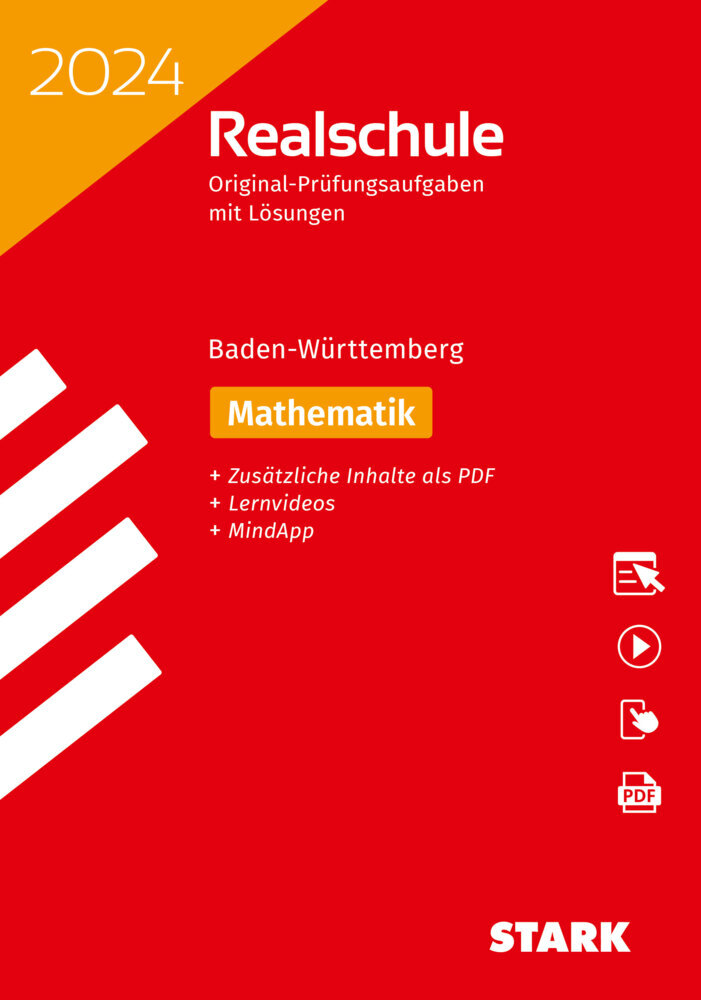 STARK Original-Prüfungen Realschule 2024 - Mathematik - BaWü, m. 1 Buch, m. 1 Beilage
