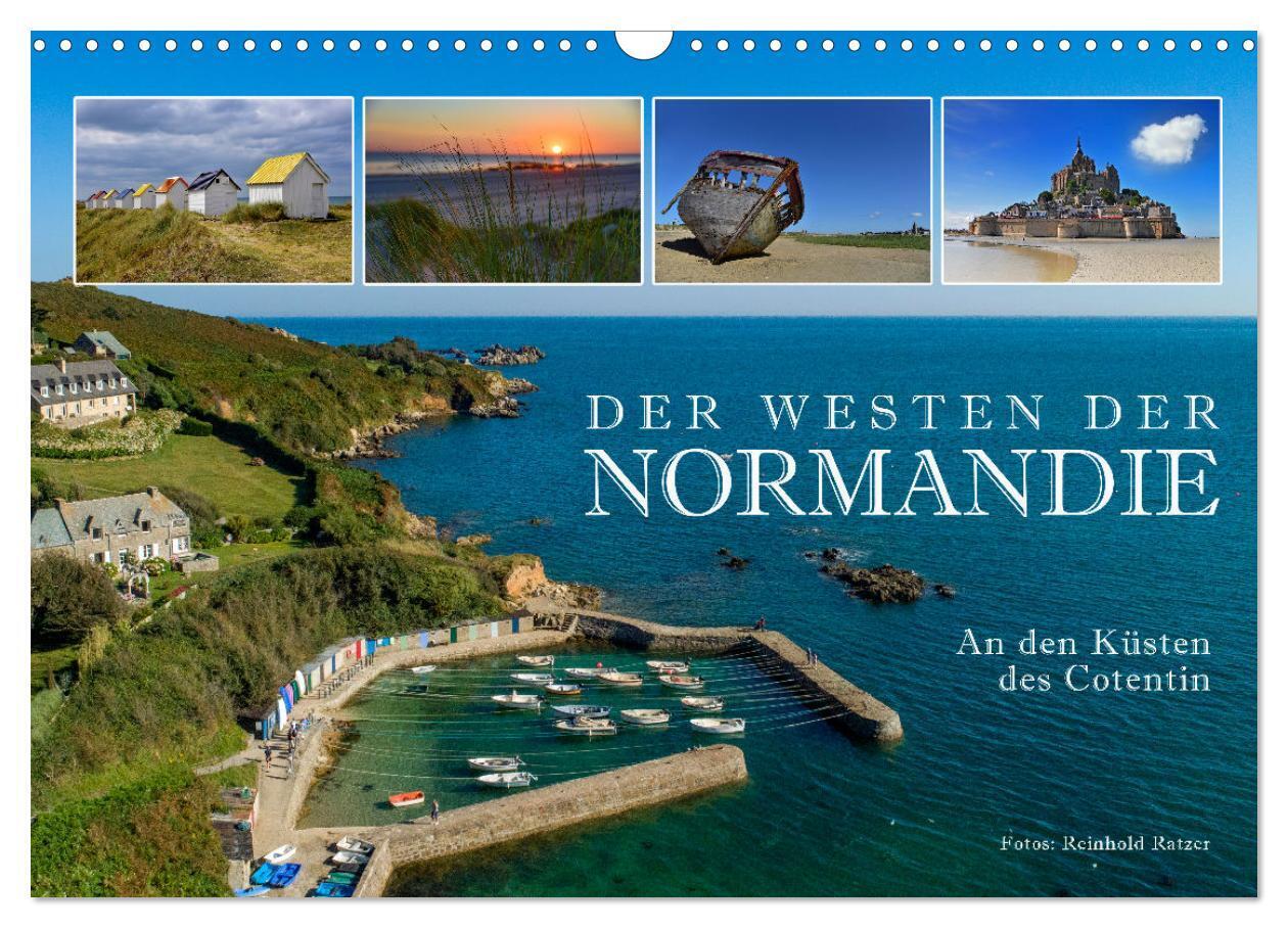 Der Westen der Normandie - An den Küsten des Cotentin (Wandkalender 2024 DIN A3 quer), CALVENDO Monatskalender