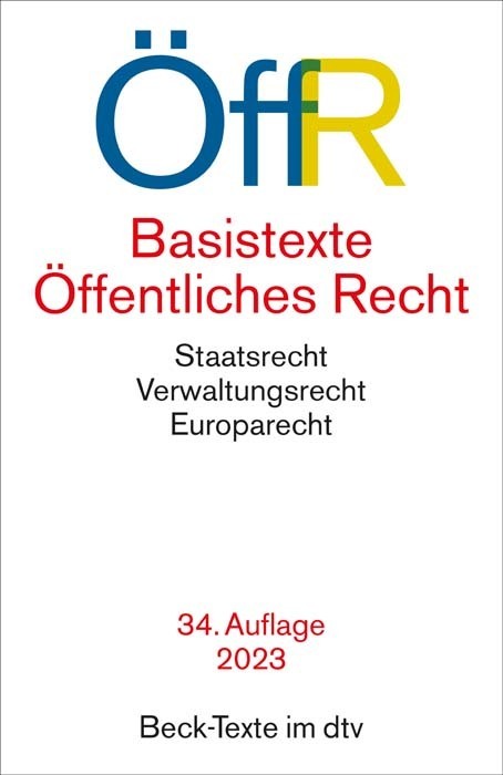 Basistexte Öffentliches Recht ÖffR