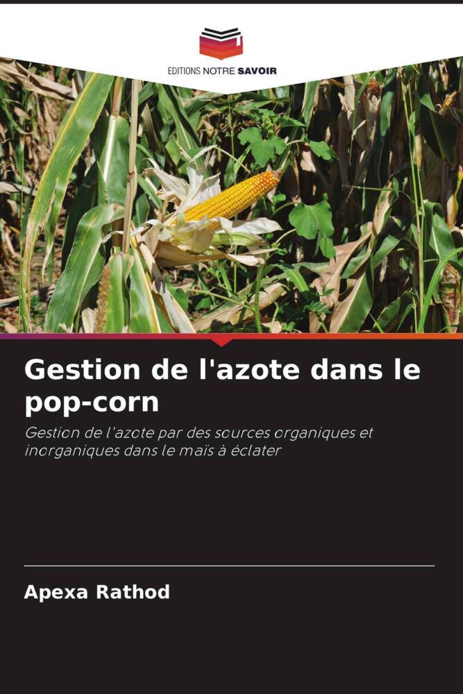 Gestion de l'azote dans le pop-corn