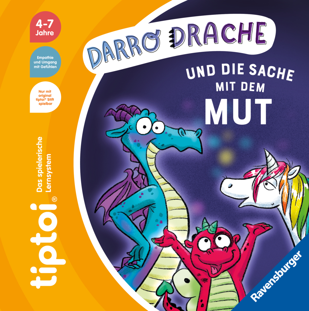 tiptoi® Bildergeschichten über den Umgang mit Gefühlen - Darro Drache und die Sache mit dem Mut