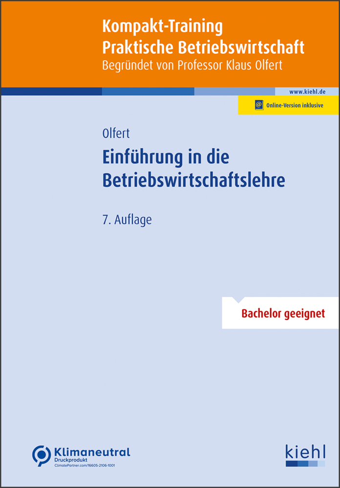Kompakt-Training Einführung in die Betriebswirtschaftslehre