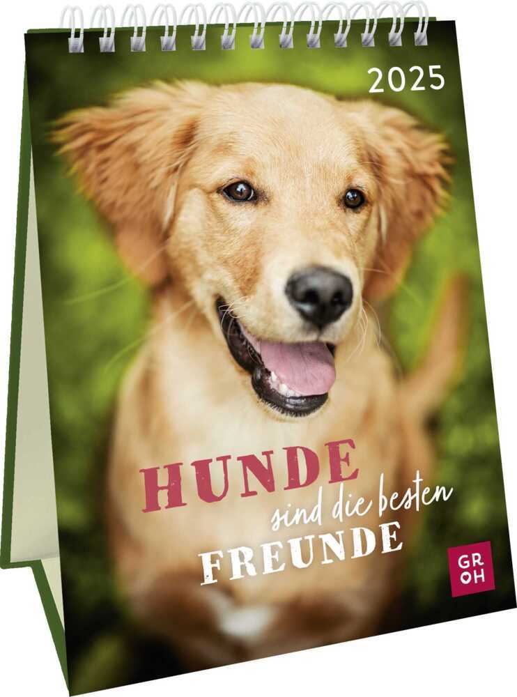 Wochenkalender 2025: Hunde sind die besten Freunde