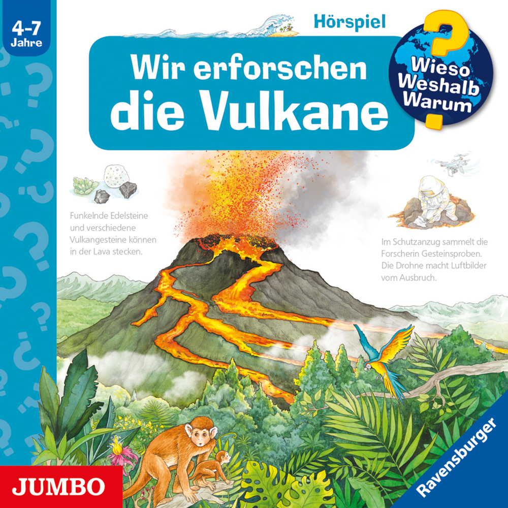 Wieso? Weshalb? Warum? Wir erforschen die Vulkane, Audio-CD