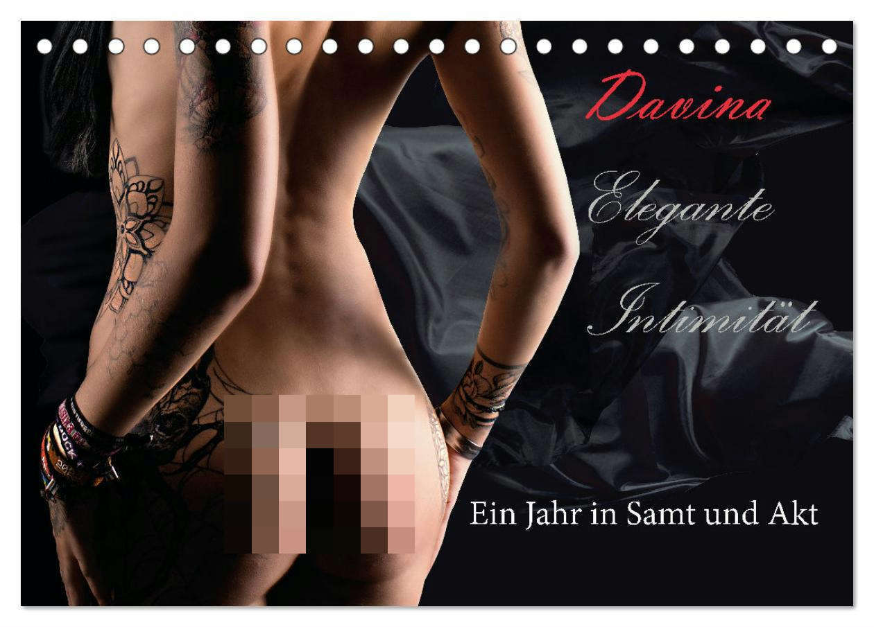 Elegante Intimität (Tischkalender 2024 DIN A5 quer), CALVENDO Monatskalender