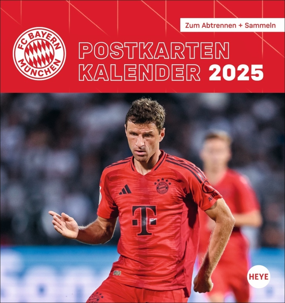 FC Bayern München Postkartenkalender 2025