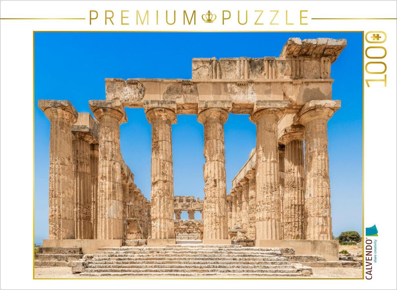 CALVENDO Puzzle Tempel E um 450 v. Chr. | 1000 Teile Lege-Größe 64x48cm Foto-Puzzle für glückliche Stunden
