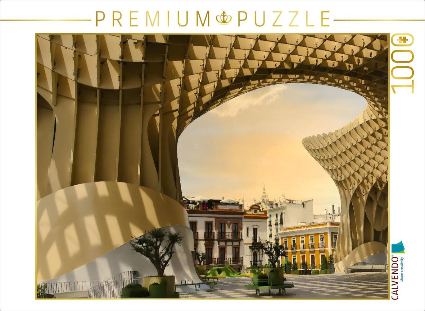 CALVENDO Puzzle Sevilla, Metropol Parasol | 1000 Teile Lege-Größe 64x48cm Foto-Puzzle für glückliche Stunden