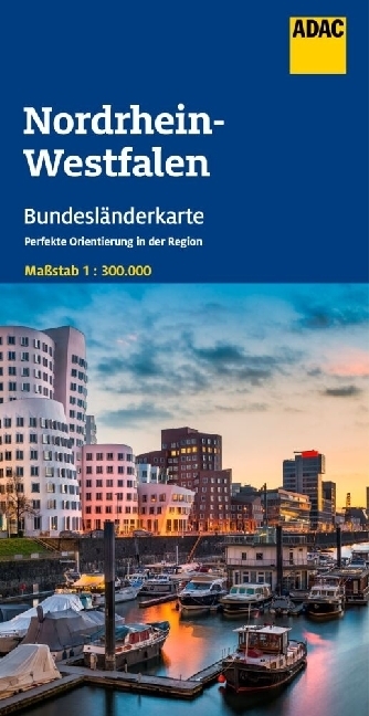 ADAC Bundesländerkarte Deutschland 06 Nordrhein-Westfalen 1:300.000