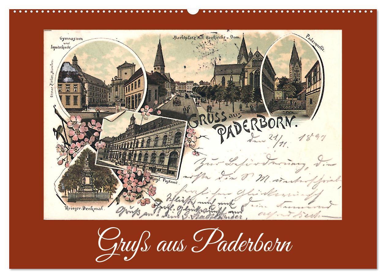 Gruß aus Paderborn (Wandkalender 2026 DIN A2 quer), CALVENDO Monatskalender