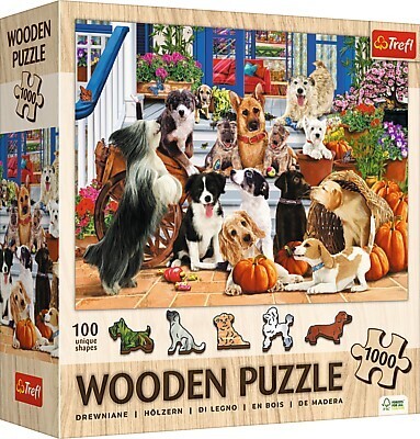 Holz Puzzle 1000 - Hunde