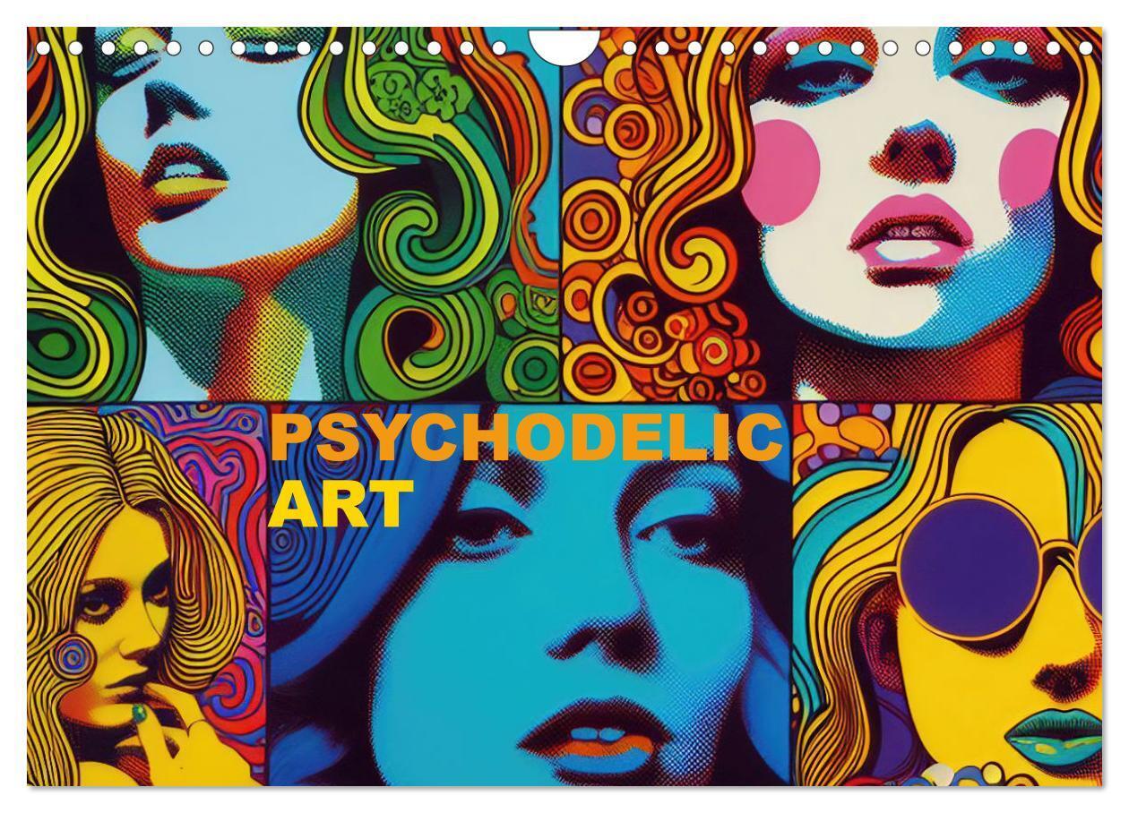 Psychodelic Art (Wandkalender 2026 DIN A4 quer), CALVENDO Monatskalender