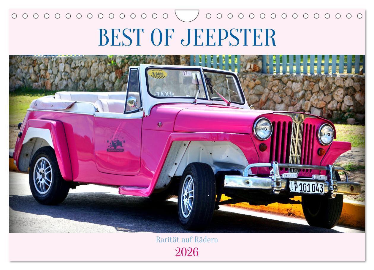 BEST OF JEEPSTER - Rarität auf Rädern (Wandkalender 2026 DIN A4 quer), CALVENDO Monatskalender
