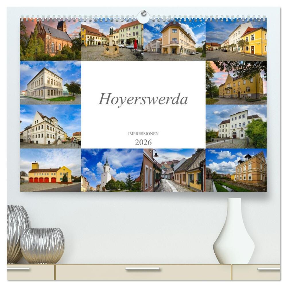 Hoyerswerda Impressionen (hochwertiger Premium Wandkalender 2026 DIN A2 quer), Kunstdruck in Hochglanz
