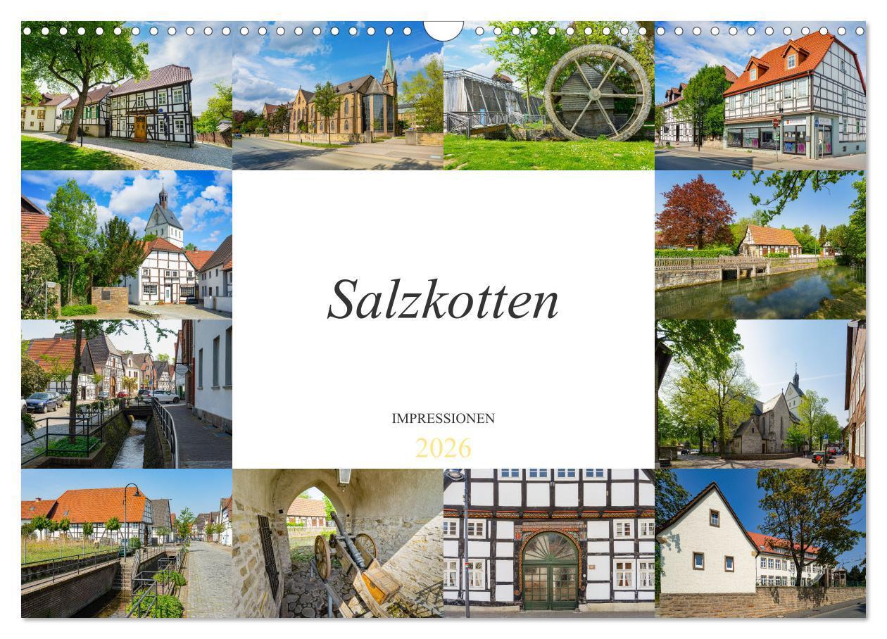 Salzkotten Impressionen (Wandkalender 2026 DIN A3 quer), CALVENDO Monatskalender