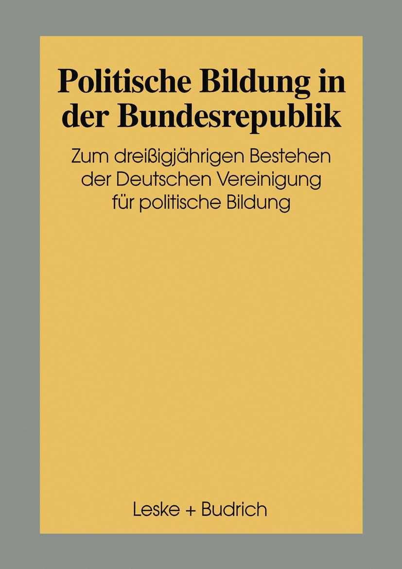 Politische Bildung in der Bundesrepublik
