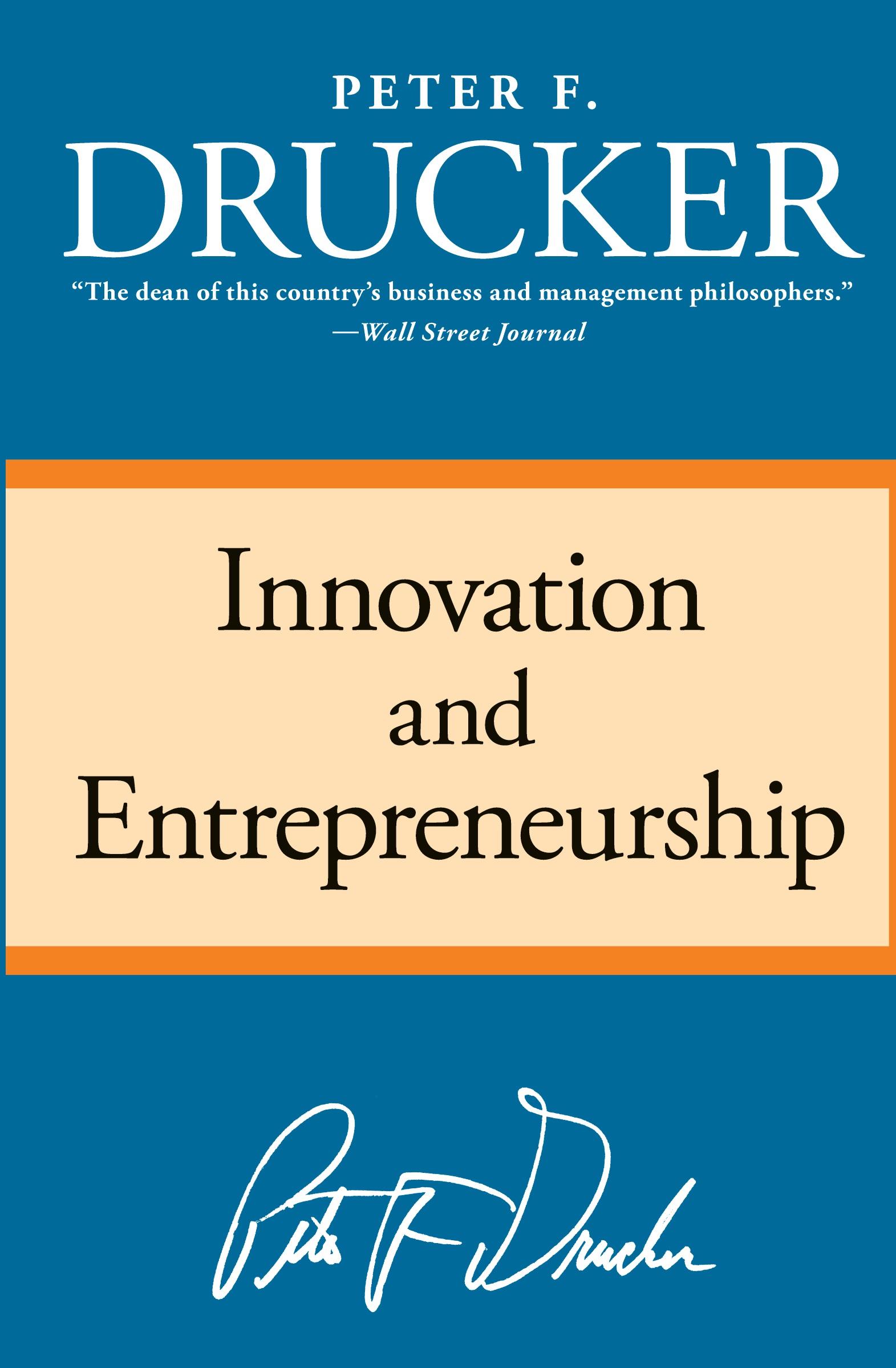 Innovation and Entrepreneurship