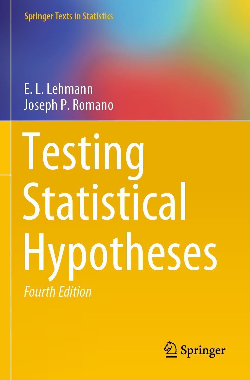 Testing Statistical Hypotheses