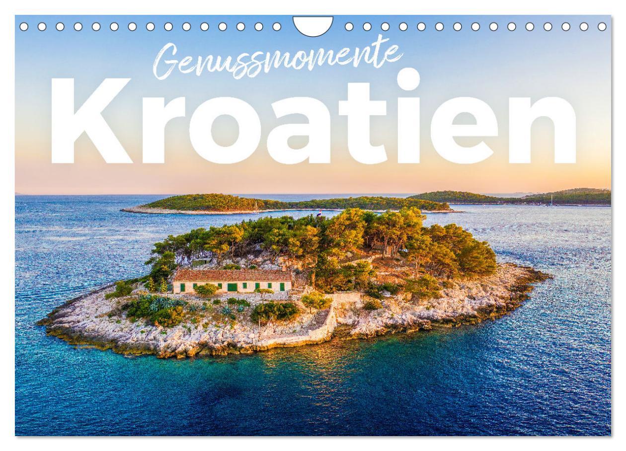 Genussmomente Kroatien (Wandkalender 2025 DIN A4 quer), CALVENDO Monatskalender