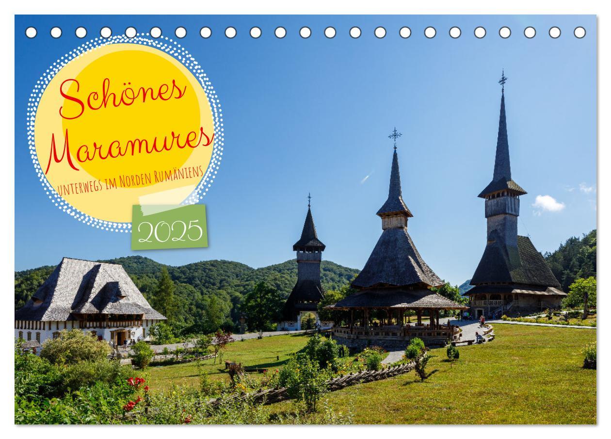Schönes Maramures (Tischkalender 2025 DIN A5 quer), CALVENDO Monatskalender