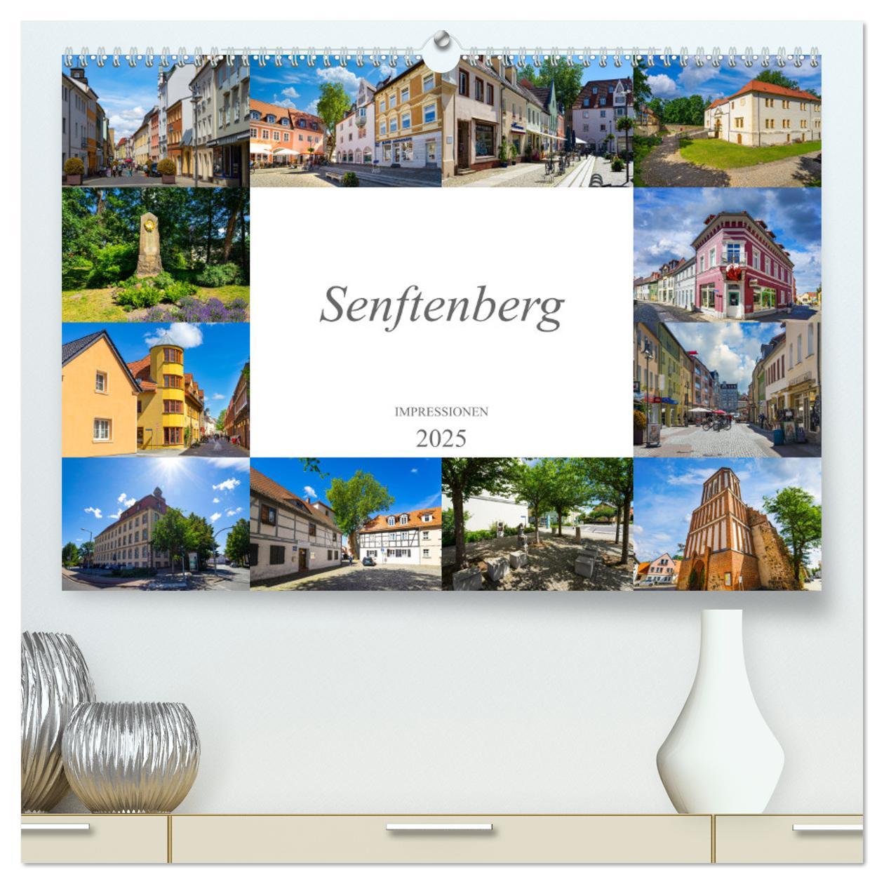 Senftenberg Impressionen (hochwertiger Premium Wandkalender 2025 DIN A2 quer), Kunstdruck in Hochglanz