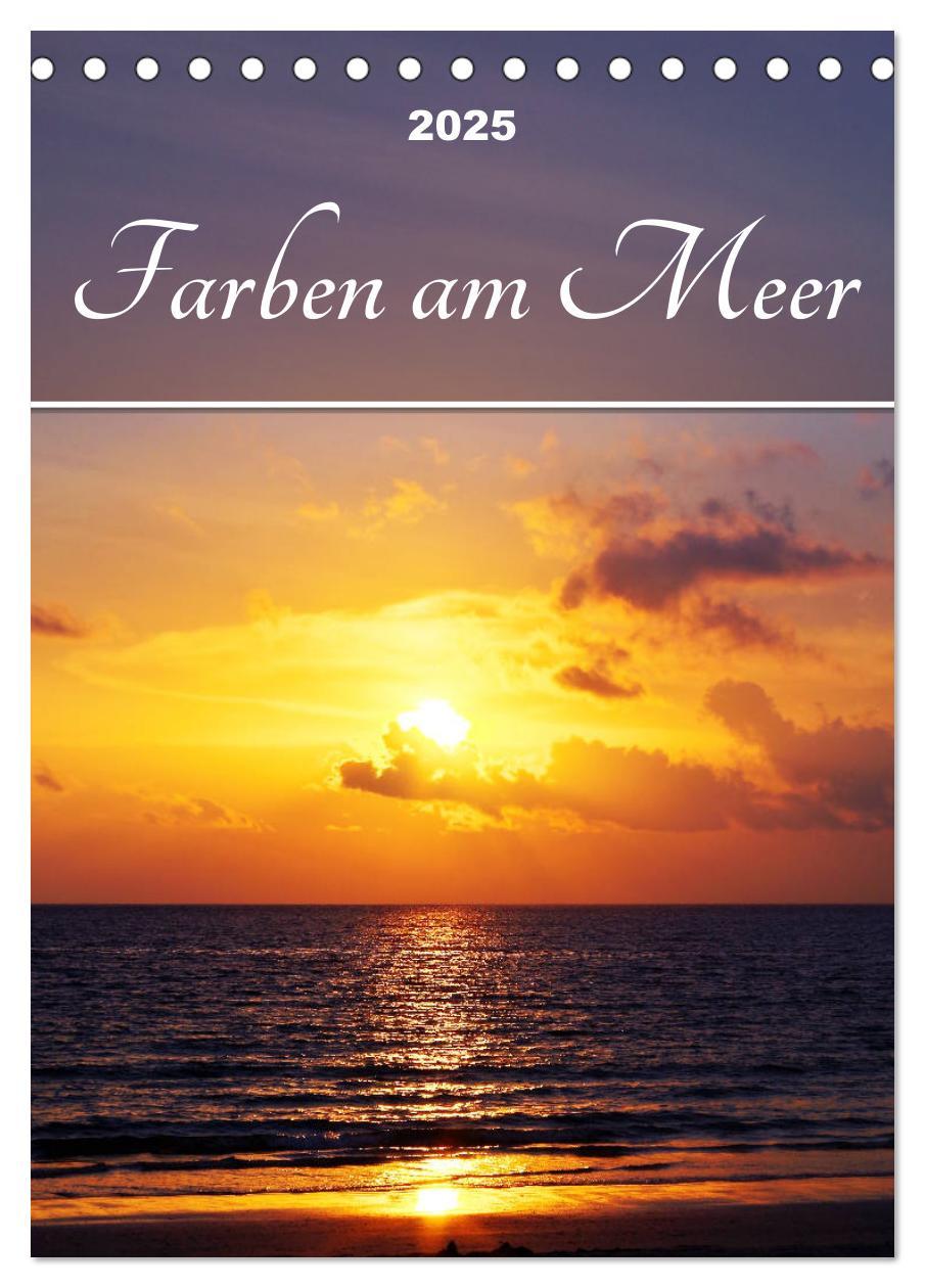 Farben am Meer (Tischkalender 2025 DIN A5 hoch), CALVENDO Monatskalender