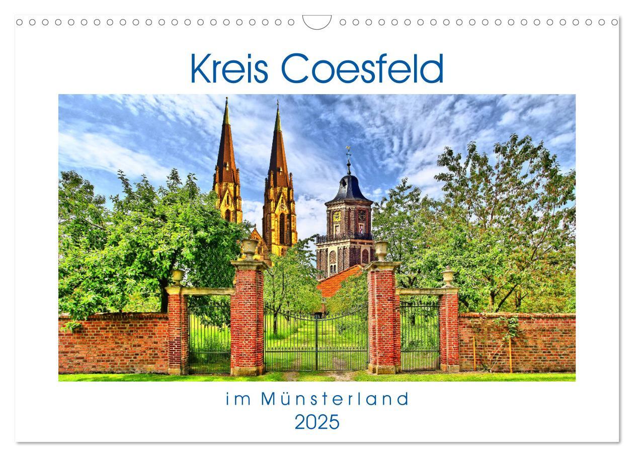 Kreis Coesfeld im Münsterland - Stadt Land Fluß (Wandkalender 2025 DIN A3 quer), CALVENDO Monatskalender