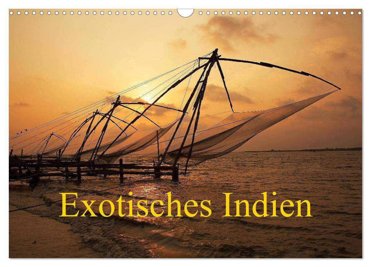 Exotisches Indien (Wandkalender 2025 DIN A3 quer), CALVENDO Monatskalender