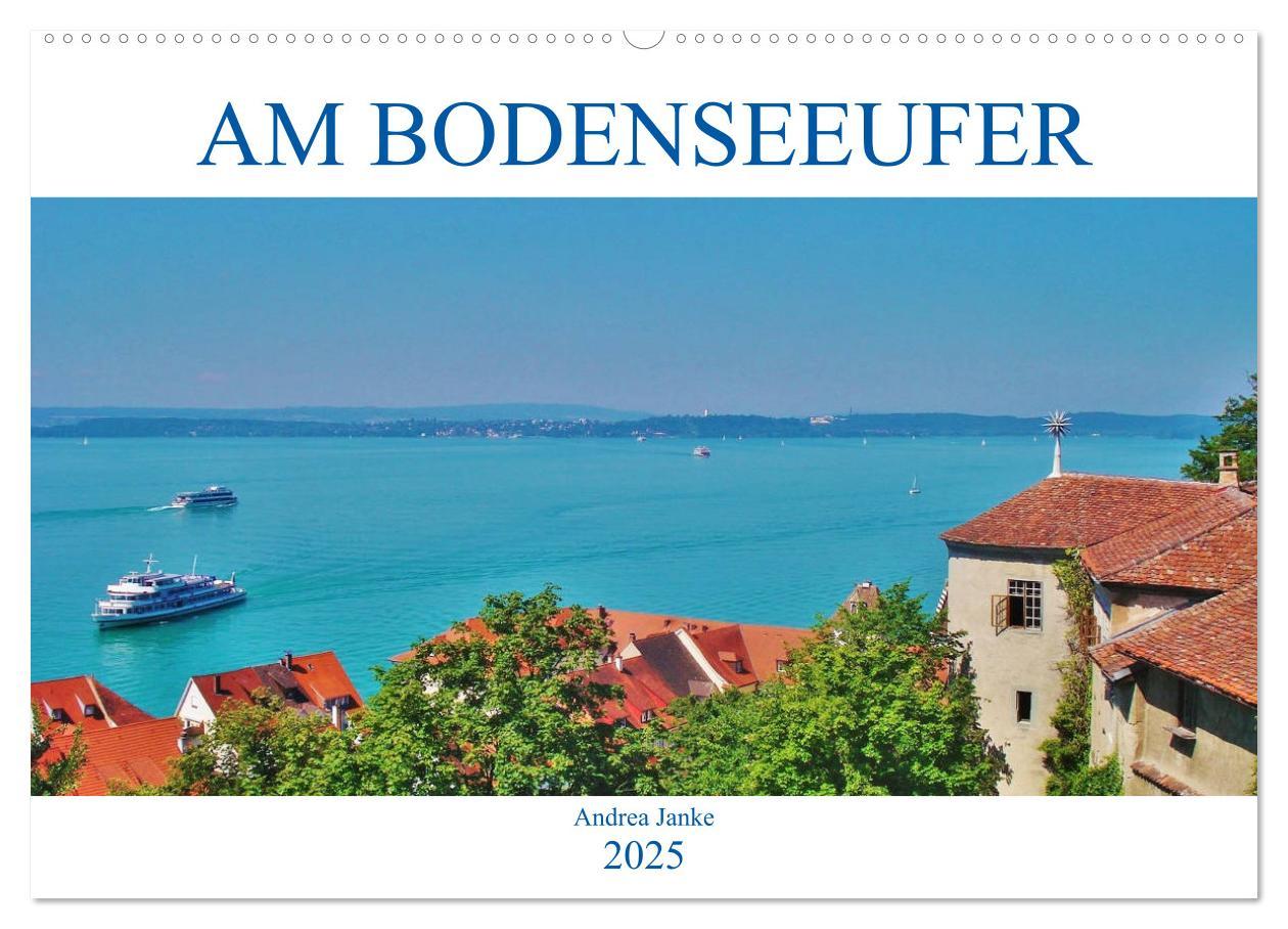 Am Bodenseeufer (Wandkalender 2025 DIN A2 quer), CALVENDO Monatskalender