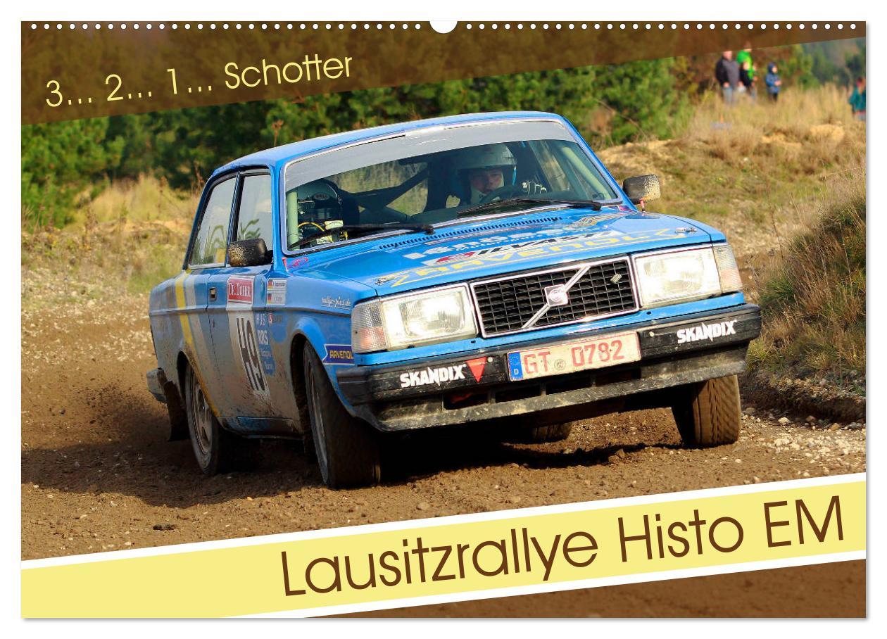 Lausitzrallye Histo EM (Wandkalender 2025 DIN A2 quer), CALVENDO Monatskalender