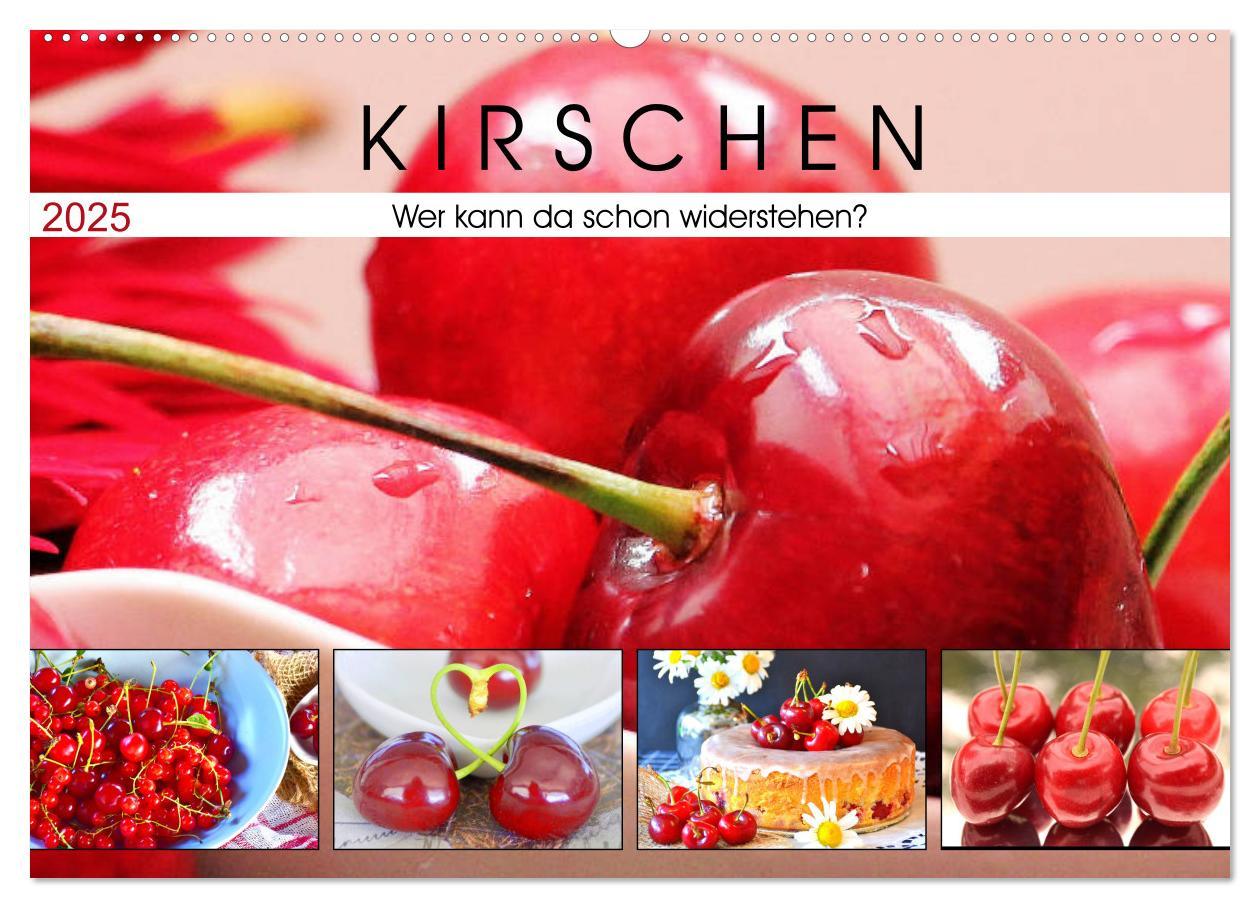 Kirschen. Wer kann da schon widerstehen? (Wandkalender 2025 DIN A2 quer), CALVENDO Monatskalender