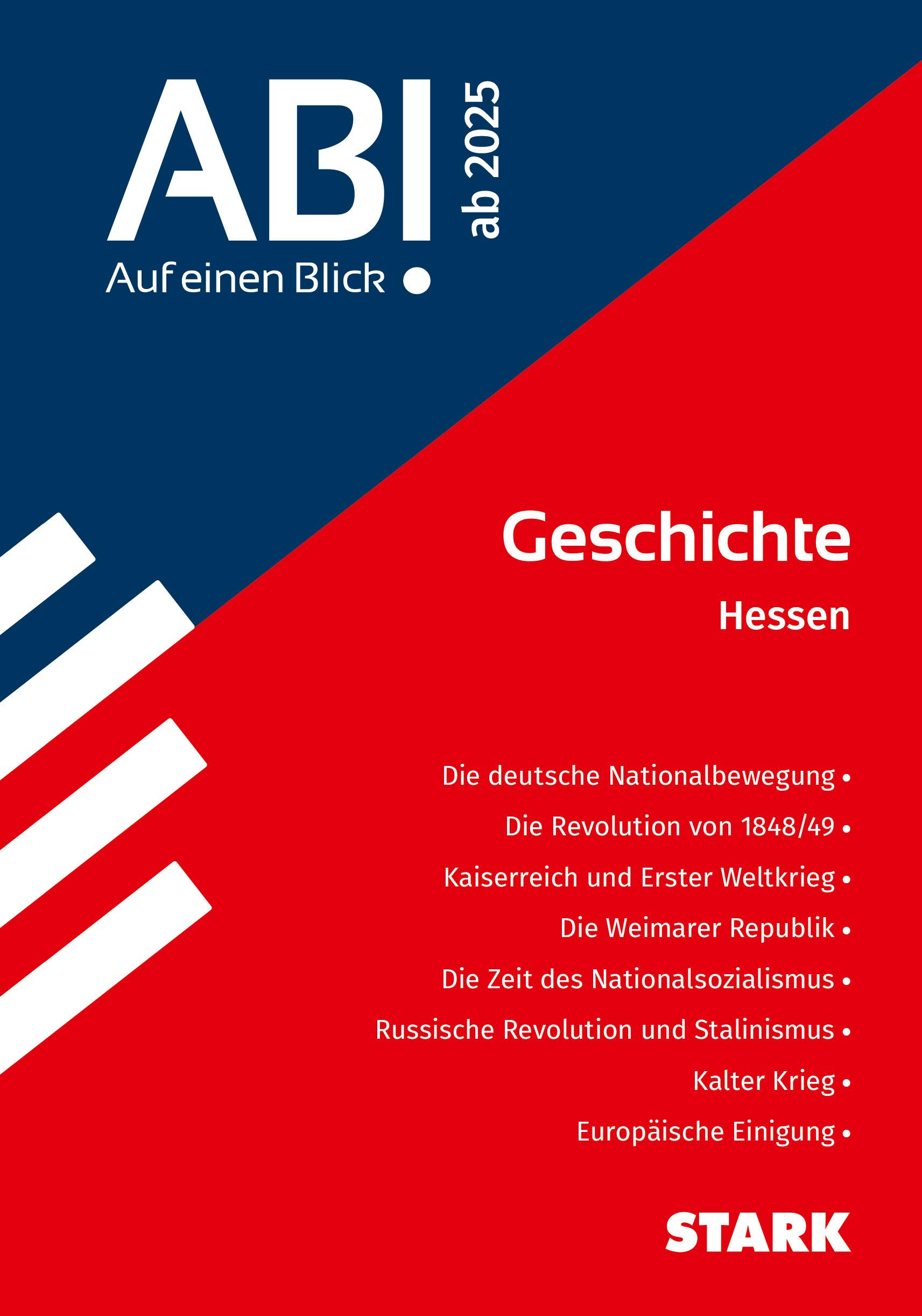 STARK Geschichte - Abi - Auf einen Blick! 2025 Hessen