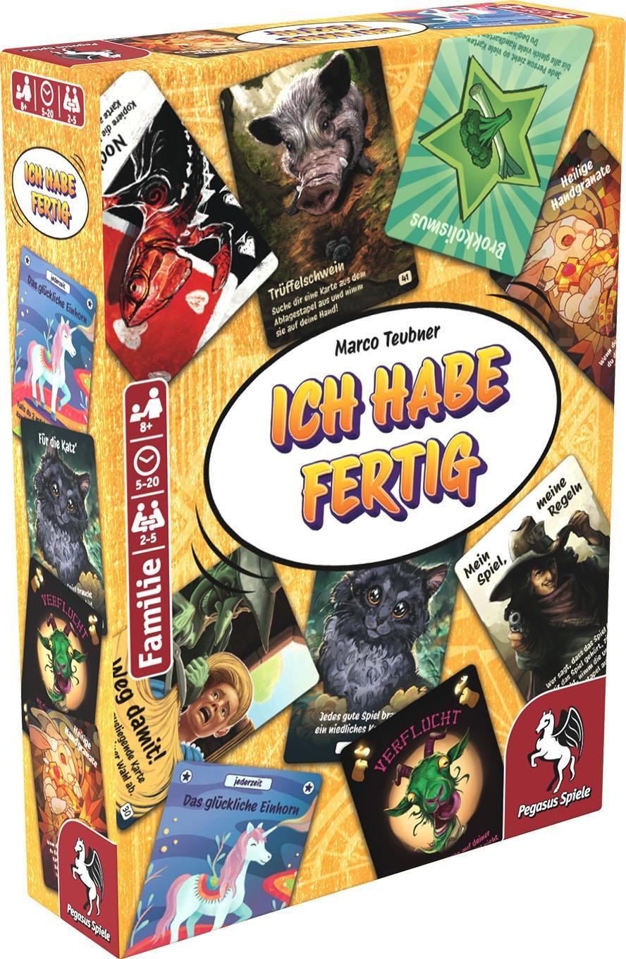 Ich habe fertig