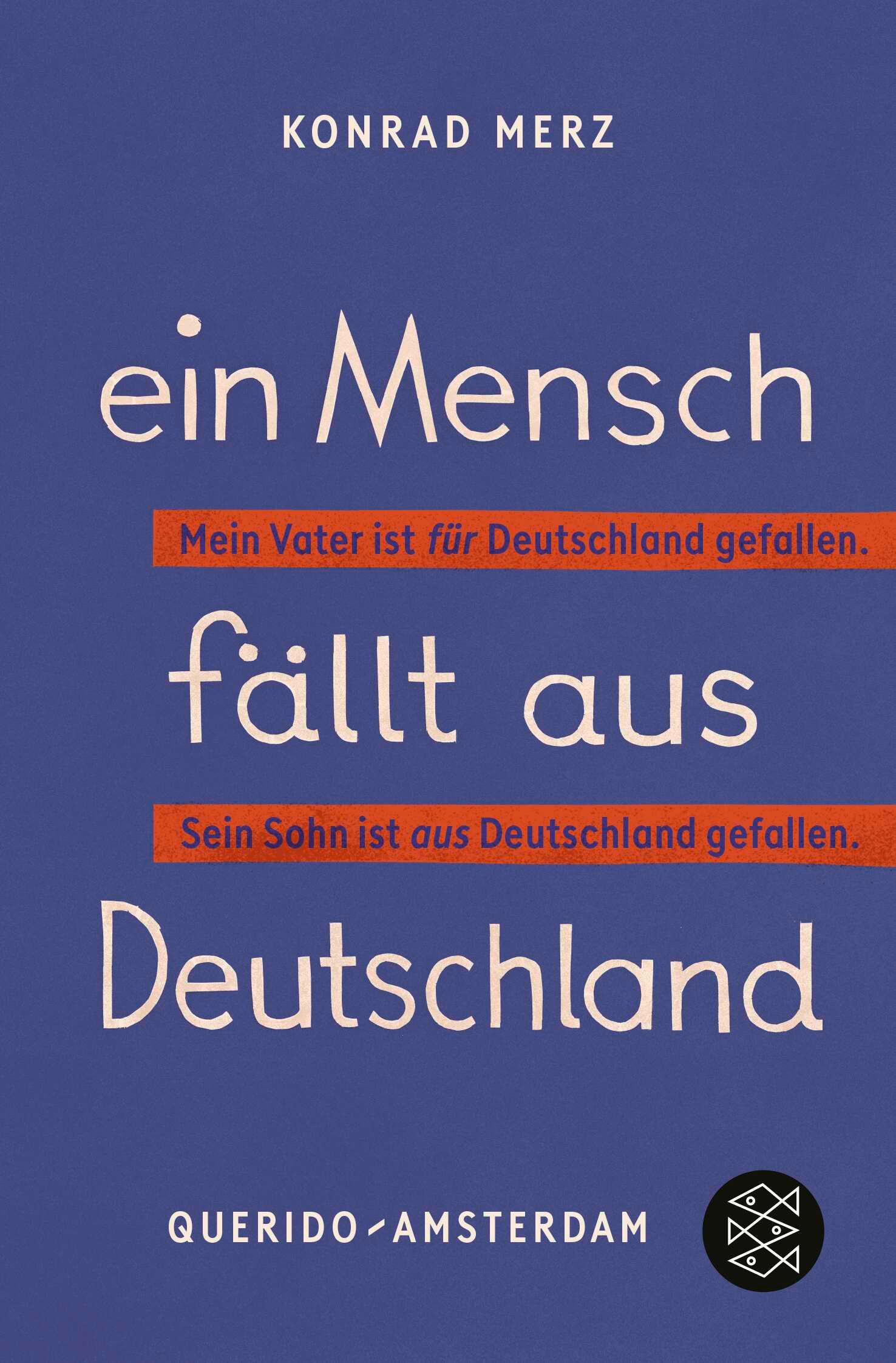 Ein Mensch fällt aus Deutschland