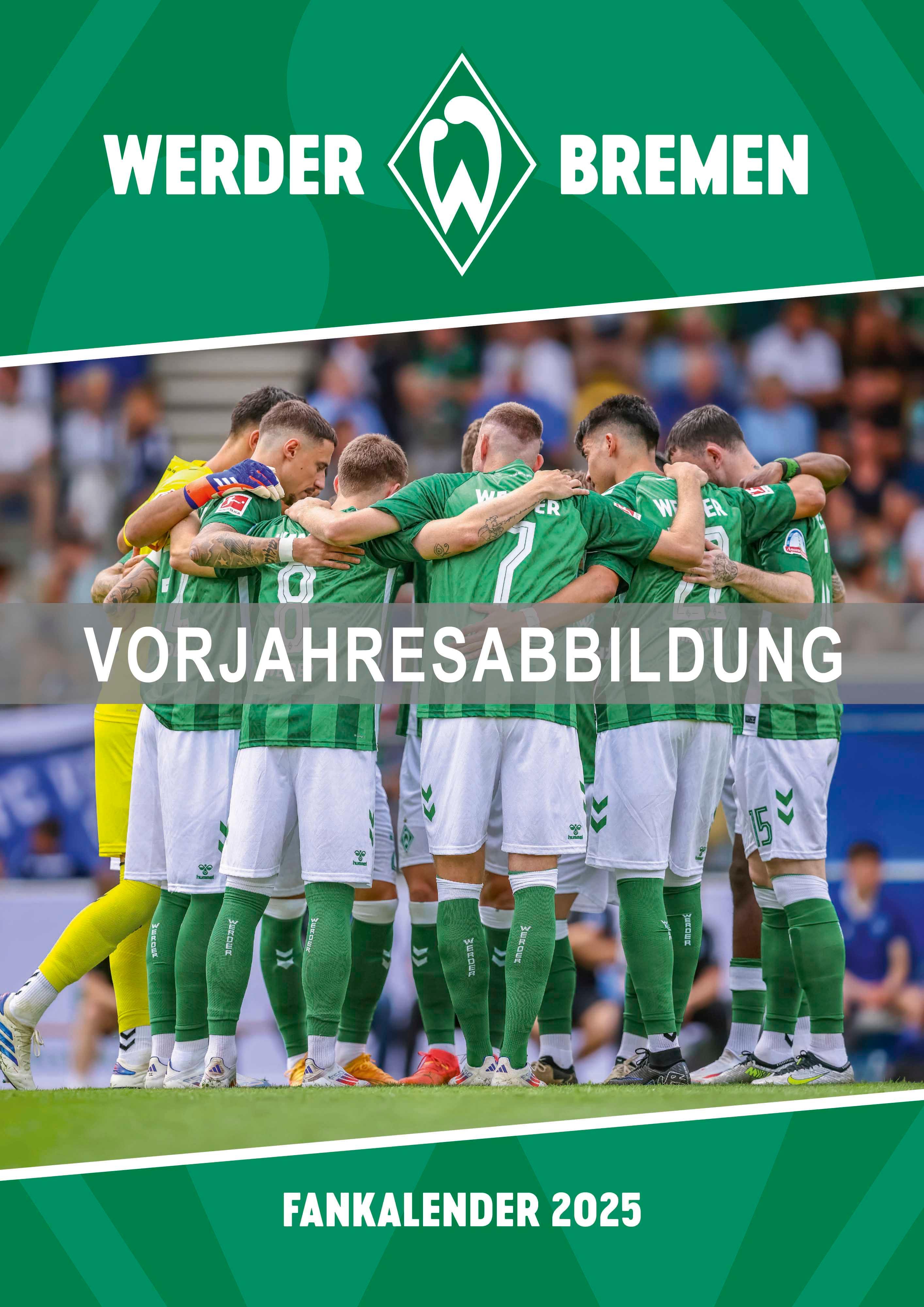 Werder Bremen 2026 - A3-Kalender - Fußball-Kalender - Fan-Kalender - 29,7x42 - Sport