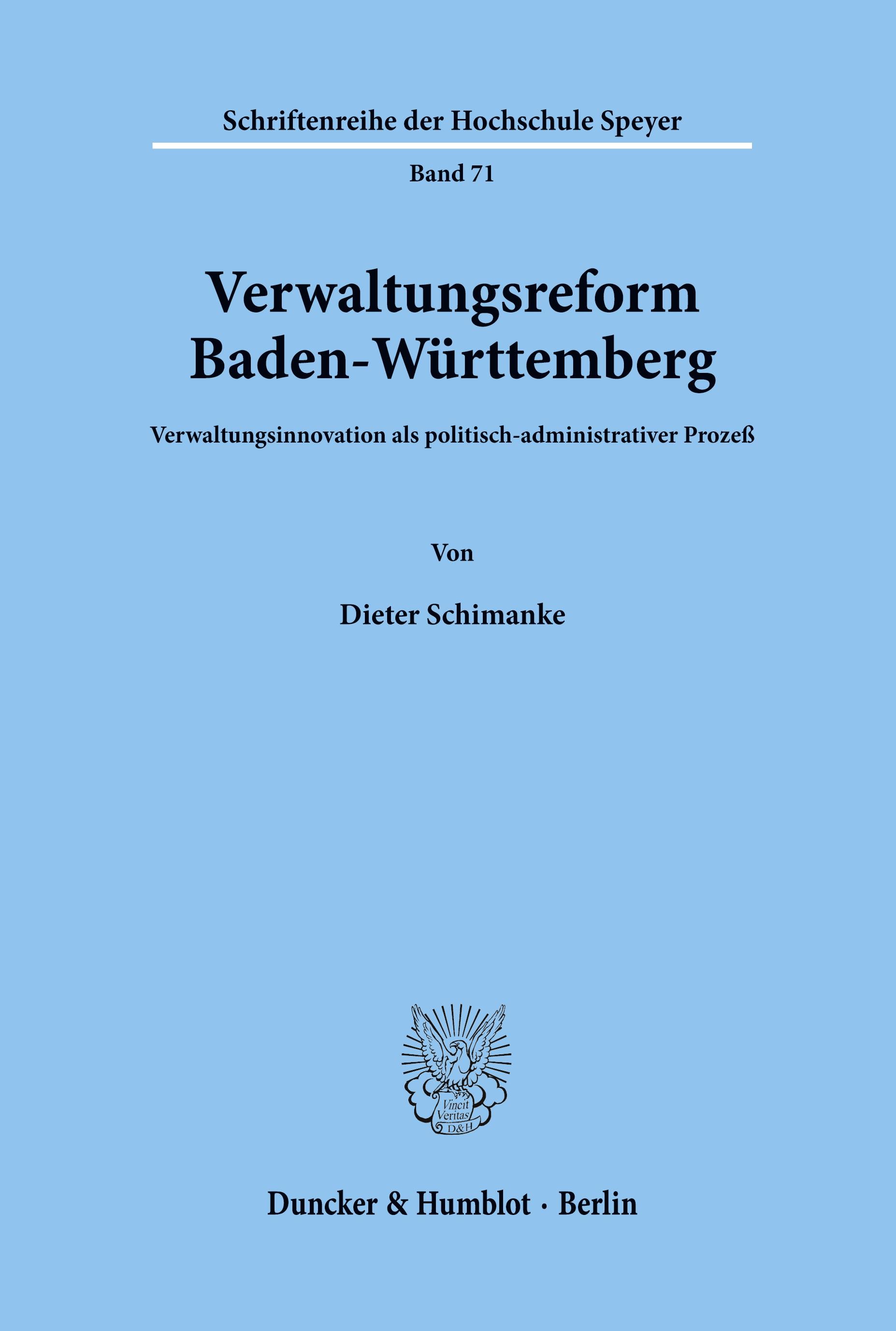 Verwaltungsreform Baden-Württemberg.